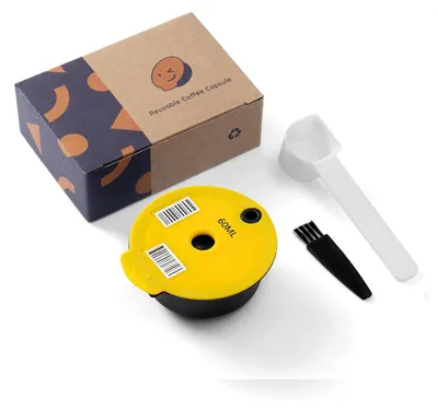 Productafbeelding van Herbruikbare koffiekapsules - Compatibel met koffiemachines - 60 ml