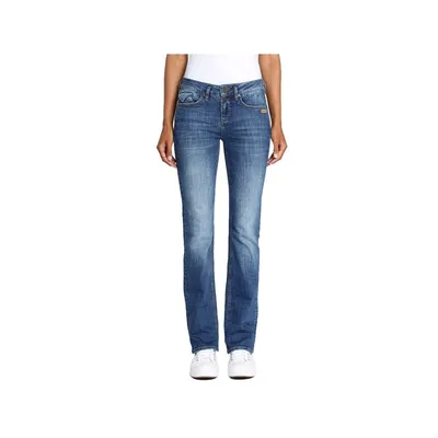Produktbild von Gang Elisa Light Bootcut Fit Damen Jeans Denim Stretch Hose Mid Rise Blau Used