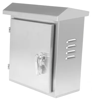 Produktbild von Stahl Verteilerkasten 500 x 400 x 160 mm, wasserdicht, Wandmontage, für Außenbereich