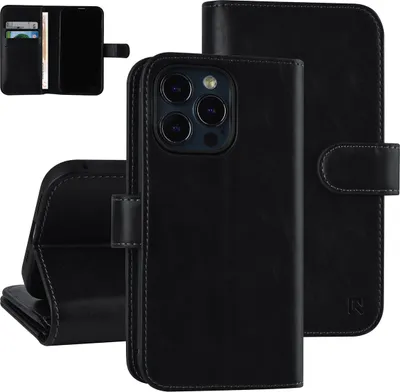 Produktbild von UNIQ Accessory Book type case iPhone 13 Pro - Card holder - Magnetic closure - Black