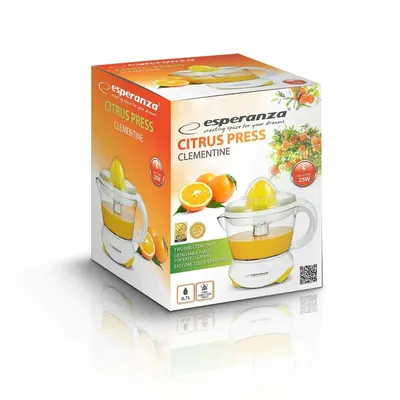 The image shows the retail packaging of an Esperanza Citrus Press Clementine.