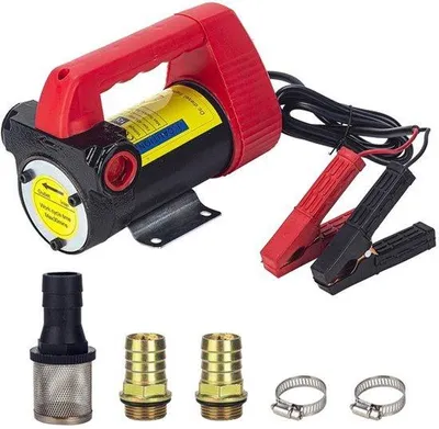 Zdjęcie produktu dla Pompy transferowe do diesla, 12V, 175W, elektryczne pompy transferowe paliwa, przenośne pompy ssące do oleju z zabezpieczeniem przed przeciążeniem