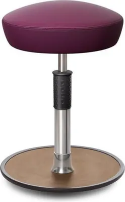 Produktbild von Sitz- Stehhocker Free Regular Hutsitz skai Nature Base Lila chrom /Natur.