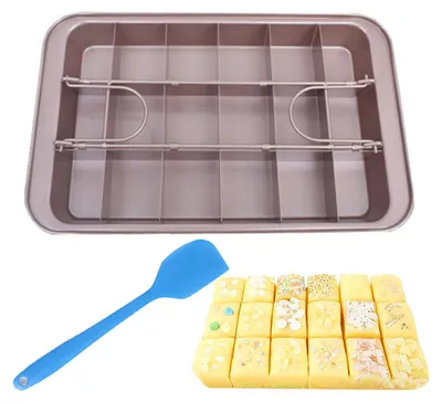 Produktbild von Backform für Brownies, rechteckig, 31 x 20 x 3,7 cm, mit Antihaftbeschichtung