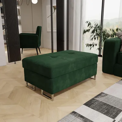 Produktbild von Masseno Polsterhocker BARLET Pouf Grün 100x60 cm
