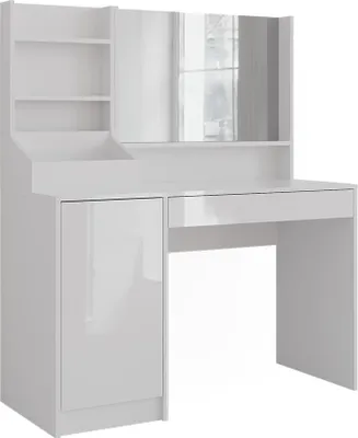 Image de Coiffeuse Vicco Sherry blanc/blanc brillant 119.8cm 3 parties, Model 57622