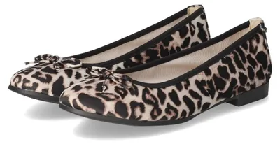 Productafbeelding van Tamaris dames ballerina's, bruin, textiel, maat: 36