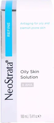 Produktbild von Neostrata Oily Skin Solution, Gesichtswasser, Frauen, 100 ml, ölige Haut, Anti-Aging, Exfoliation, Verstopfung beseitigen, Flasche