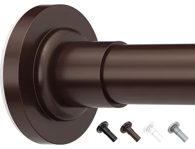 Immagine prodotto di Solidchoice - Asta per tende a telescopio regolabile, da 48 a 155 cm, ideale per bagno e finestre
