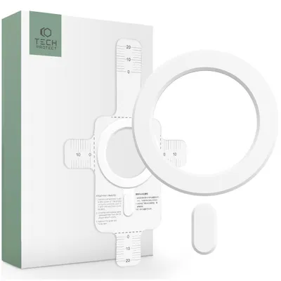 Obrázok produktu pre Univerzálny Magnetický Prsteň Tech-Protect Magmat Magsafe Biely