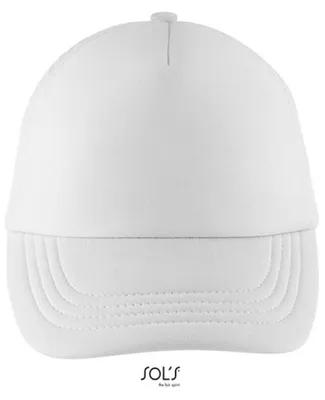 Image de SOLs 03091 | Casquette pour enfants Bubble Kids Cap, forme 5 panneaux - Couleur : White - Taille : One Size