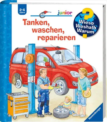 Obrázok produktu pre Ravensburger Wieso? Weshalb? Warum? junior, Band 69: Tanken, waschen, reparieren