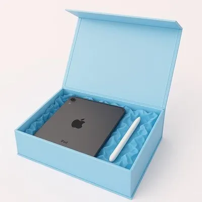 Image de Coffret cadeau magnétique 250 x 250 x 80 mm, bleu clair