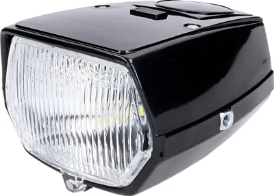 Produktbild von DMP Scheinwerfer vorne LED kompatibel mit Puch Maxi schwarz