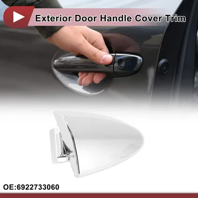 Image de 1 Pièce Coque De Poignée De Porte Extérieure Pour Lexus Ls460 2007-2017, Pour Lexus Is250 2006-2013 Coque De Poignée De Porte N°6922733060 En Abs Ton Argent
