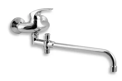 Productafbeelding van Wasbakmengkraan met hendel, Novaservis Metalia 57, chroom, model 57037/1,0