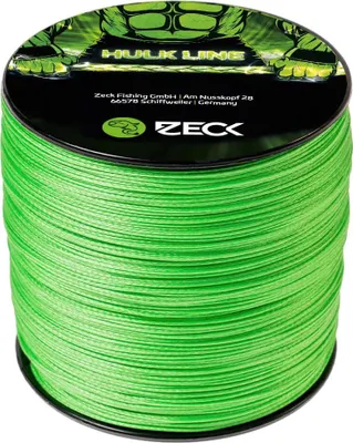Produktbild von Zeck Hulk Line Wallerschnur Geflochtene Angelschnur 0,46mm 600m 35kg