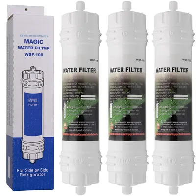 Wasserfilter 3er-Pack mit Schraubdeckel für Samsung Kühlschränke