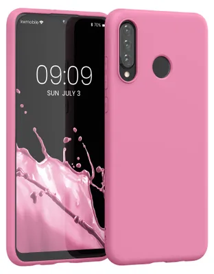 Produktbild von kwmobile Hülle für Huawei P30 Lite TPU Case - Handyhülle unterstützt kabelloses Laden, flexible Schutzhülle, gummiertes Cover in Sweet Candy