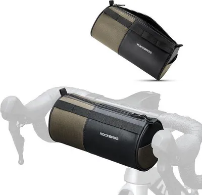 Produktbild von Famanu Fahrradtasche mit Schulterriemen - Große 1,7 l Kapazität - Reflektierende Tasche - Schwarz