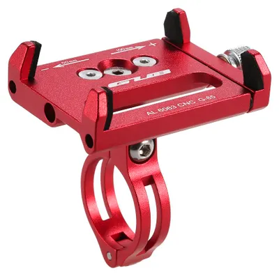 Obrázok produktu pre Držiak telefónu z hliníkovej zliatiny Nastaviteľný držiak telefónu na bicykel