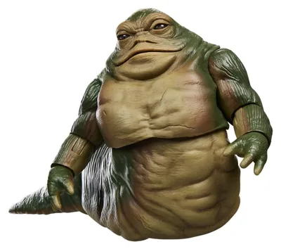 Image de Star Wars : The Mandalorian et Grogu, série Black, figurine Rotta le Hutt, 17 cm
