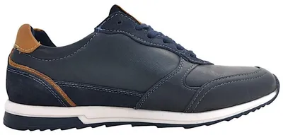 Immagine prodotto di Scarpe da uomo Mustang, modello stringato, sportive, colore blu, ideali per il tempo libero