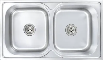 Immagine prodotto di vidaXL Lavello da cucina a doppia vasca con setaccio e sifone in acciaio inox