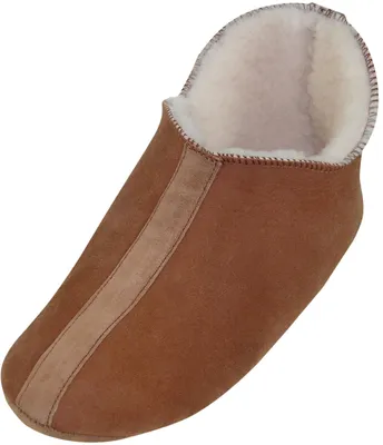 Produktbild von Harrys-Collection Uni Lammfellschuhe Lammfell Hausschuhe, hellbraun, 41