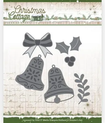 Produktbild von Stanzschablone - Jeanines Art - Christmas Cottage - Weihnachtsglocken