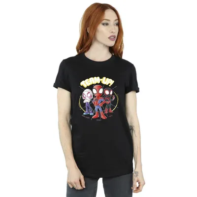 Produktbild von Marvel - "Spidey And His Amazing Friends" T-Shirt für Damen BI44002 (L) (Schwarz)