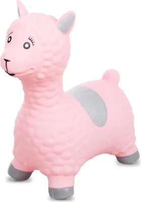 Zdjęcie produktu dla Nd31_J06_015_1_1 Skoczek Lama Gumowy - Rozowy