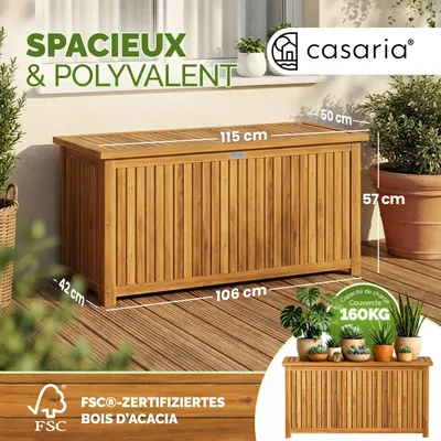 Immagine prodotto di CASARIA Baule da Esterno 205L 115x50x59cm