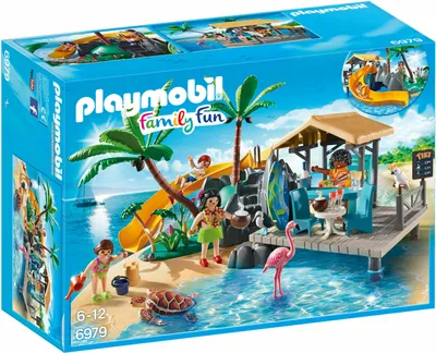 Produktbild von PLAYMOBIL 6979 Karibikinsel mit Strandbar