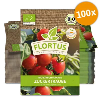 Artikelbild 1 von 'BIO Kirschtomate Zuckertraube (100 Stück)' aus der Kategorie Kirschtomatensamen