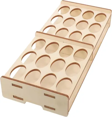Produktbild von Farborganizer aus Holz zur praktischen Aufbewahrung von Farbtuben und selbstgemachten Werkzeugen für Acryl- und Wasserfarben