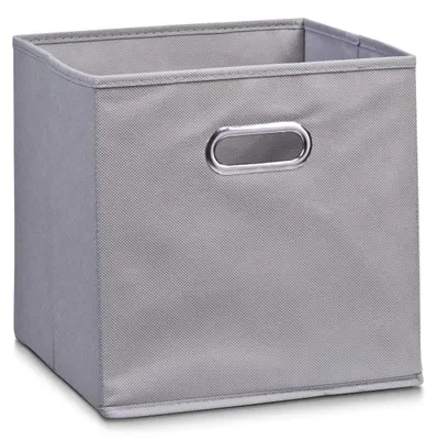 Immagine prodotto di Zeller 14130 Scatola portaoggetti, tessuto non tessuto, L 28 x P 28 x A 28 cm, grigio