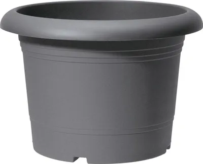 Produktbild von Scheurich Pflanzgefäß Oliver Ø 20 x 22 cm metallic grau