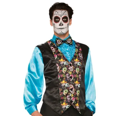 Productafbeelding van Bristol Novelty vlinderdas, Día de los Muertos, model BN2322 (one size), kleurrijk