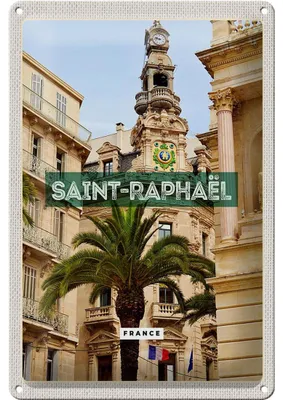 Produktbild von Blechschild Reise 20x30cm Saint-Raphaël France Hafenstadt