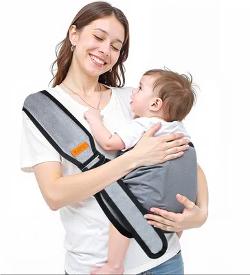 Obrázok produktu pre Nosítko pre deti, ergonomické, 3-36 mesiacov, nosnosť 20 kg, čierne, na prechádzky