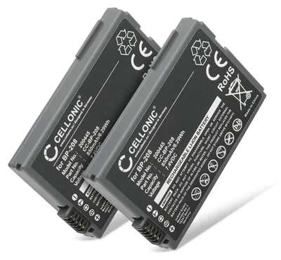 Immagine prodotto di CELLONIC 2x Batteria per Fotocamera Compatibile con Canon DC100, DC10, DC201, BP-208 – (700mAh, 7.4V)