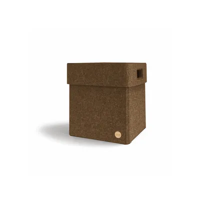 Produktbild von Aufbewahrungsbox CLASSIC Filz 28 x 31 x 31 cm mit Deckel in hellbraun meliert