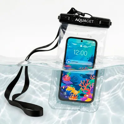 Productafbeelding van Waterdichte Telefoonhoes | Drybag | 18,5 X 10 cm | Transparant