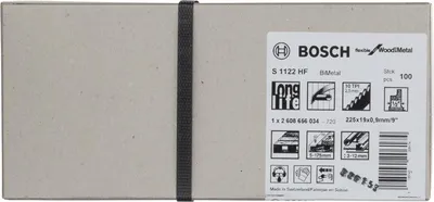 Produktbild von Pallet Repair S1122HF fast Säbelsägeblatt, 100 Stk