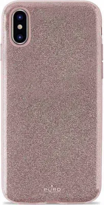 Obrázek produktu pro PURO Glitter Shine, Obal, Apple, iPhone X, 14,7 cm (5.8"), Růžové zlato