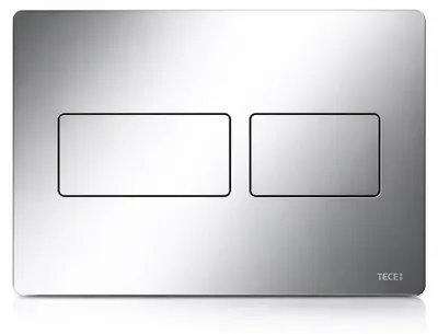 Produktbild von TECE WC-Betätigungsplatte TECEsolid, Edelstahl, für Zweimengentechnik, 9240431