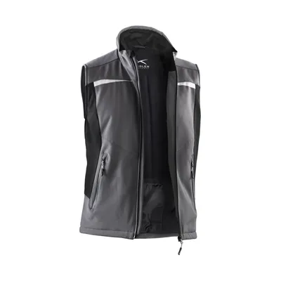 Produktbild von KÜBLER® unisex Arbeitsweste 7041 anthrazit, schwarz Größe M