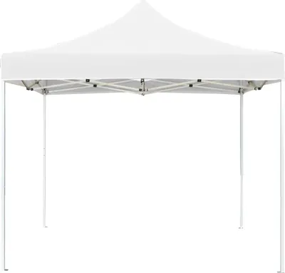 Image de vidaXL Tente de réception professionnelle pliable en aluminium 3 x 3 m blanche