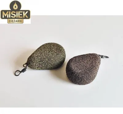 Produktbild von Carp Lead Misiek - Pear Flat Brown 120g